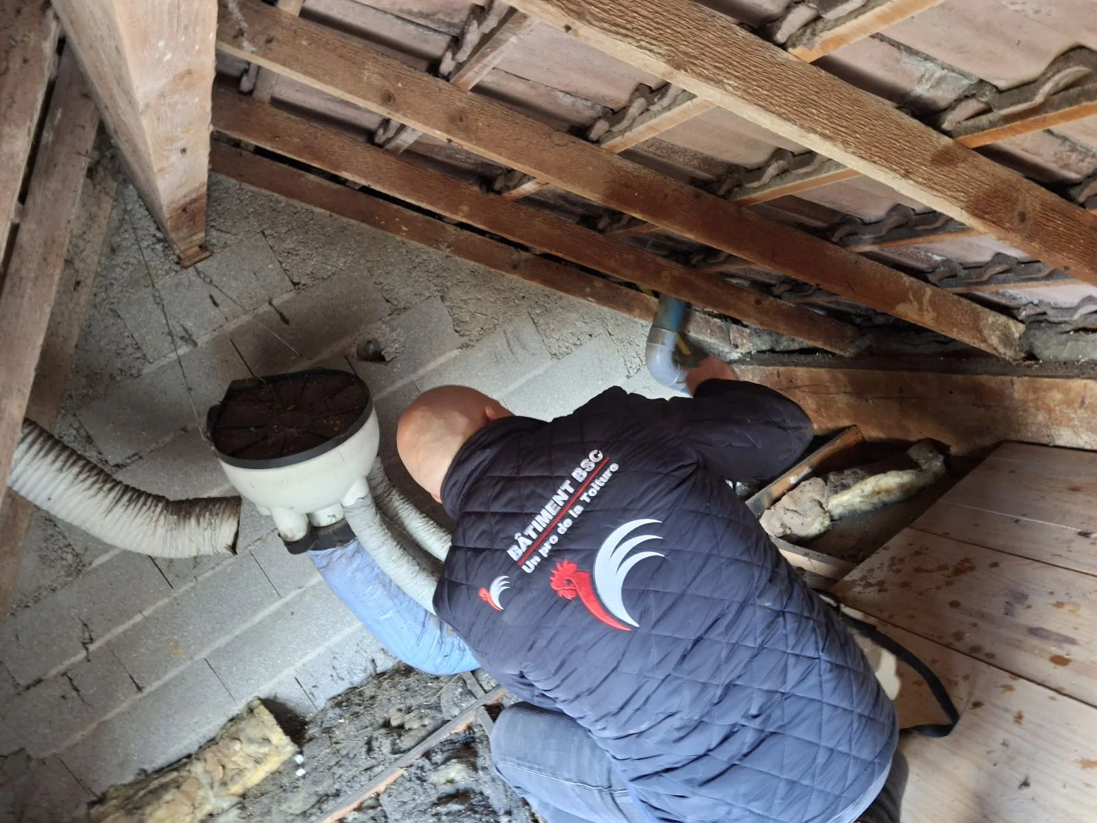 Inspection combles — BS Couvreur à Saint-Vaast-lès-Mello