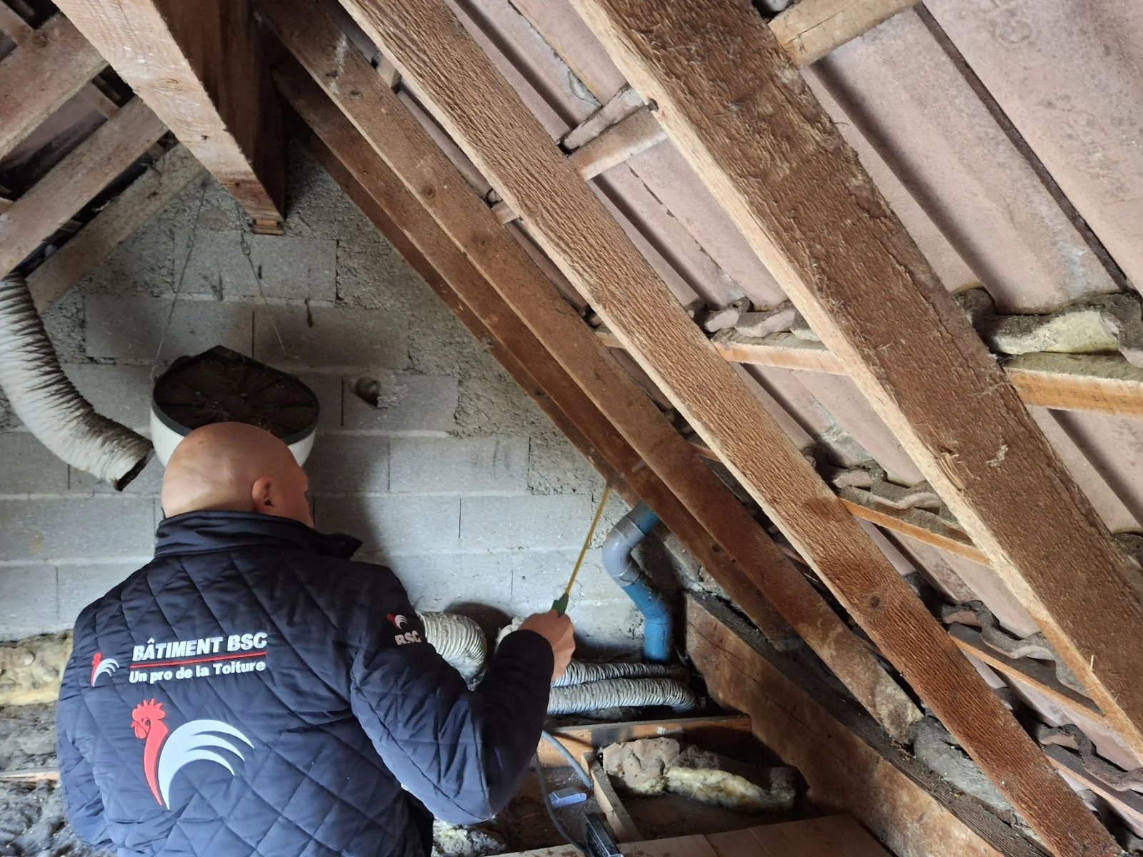 Diagnostic combles — BS Couvreur à Bury