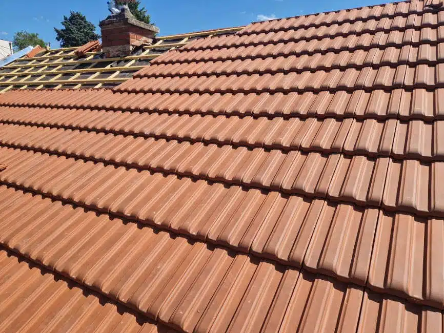 Réfection de toiture en tuiles terminée