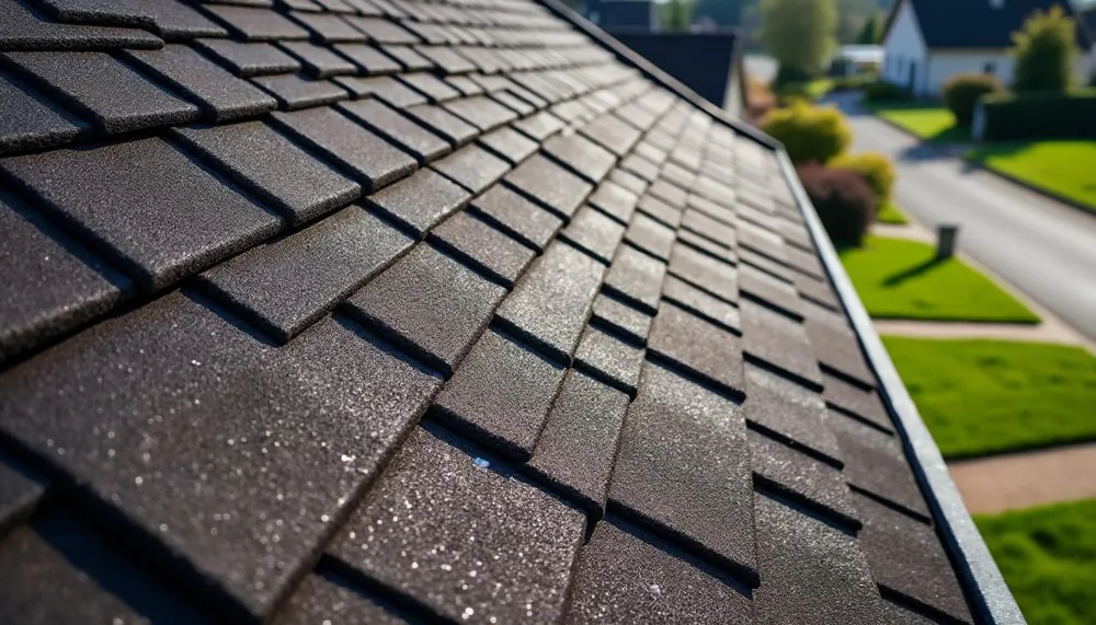 Toiture en shingle gris sur une maison d'habitation avec lucarne dans l'Oise — BS Couvreur